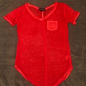 Derek Heart Sheer SS Tee SM